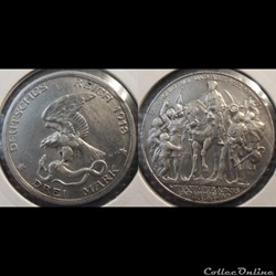Germany Prusse 3 Mark 1913 A