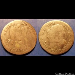 A-Constitution 15 Sols 1791 Limoges