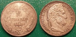 G-Louis Philippe 1/4 Franc 1841 A Paris