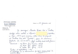 Vieux papiers: Pontonx-sur-Adour Exploitations Forest. André Bordes 1958
