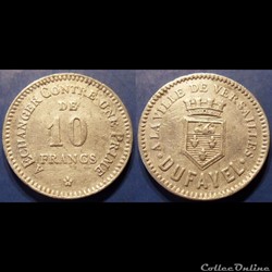 p- MN Versailles 10 Francs Al Elie:80.2 Dufayel