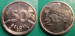 50 Francs 1987 Belgie PROEF