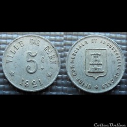 p- MN Caen 5 C. 1921 Al Elie:10.1