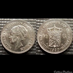 Pays Bas 1/2 Gulden 1929