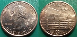 1/4 dollar 2001 P Kentuky