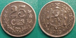 Luxembourg 25 centimes 1919