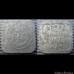 p- MN Nay 50 C. Hôtel du Commerce Lamazou Al Elie:10.5