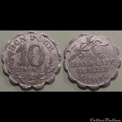 p- MN Beziers 10 C. 1921 Al Elie:55.1
