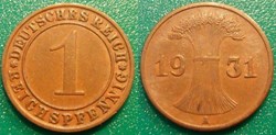 1 Reichspfennig 1931