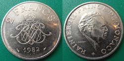 2 Francs 1982 Rainier III