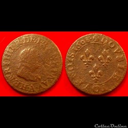 F10 Henri IV double tournois 1608 A Paris