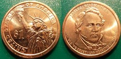1 dollar Presidents: 1857-1861 James Buchanan
