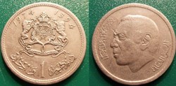 1 Dirham 1394 soit 1974