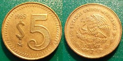 5 Pesos 1985