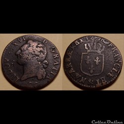 J2 Louis XVI 1/2 sol 1778 &