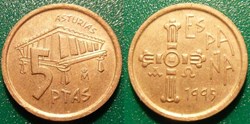 5 Pesetas 1995 Asturias