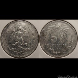 Mexique 50 Centavos 1921