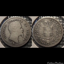 Italie Firense 50 Centisimi 1860