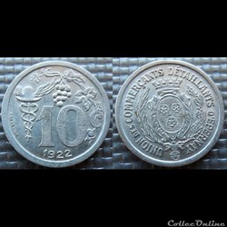 p- MN Epernay 10 C. 1922 Al Elie:10.2
