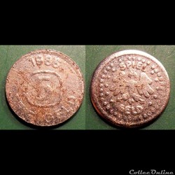 e- J etr Allemagne Spielgeld 5 -1986