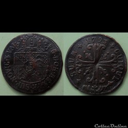 Suisse Neuchatel 1/2 Batzen 1793