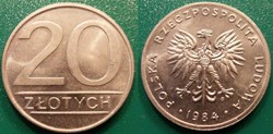 20 Zlotych 1984