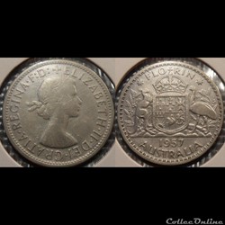 Australie 1 Florin 1957