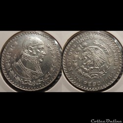 Mexique 1 Peso 1962