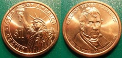 1 dollar Presidents: 1841-1841 William Henry Harrisson