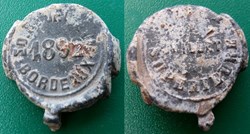 plomb de scellé - ED. REDEUIL 1892 BORDEAUX