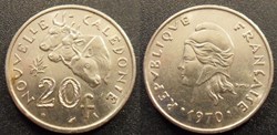 Nouvelle Calédonie 20 Francs 1970