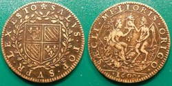 m- Jeton Bourgogne Etats de.) - L'espérance d'un siècle meilleur 1600
