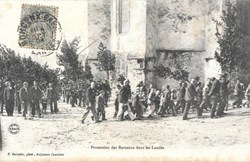 Carte Postale (40) Procession des Rameaux dans les Landes