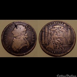 m- Jeton Roy Louis XVI