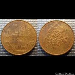 Lg 10 francs Mathieu 1980 FAUX 26mm 9.93g