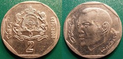 2 Dirhams 1423 soit 2002