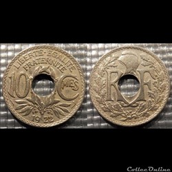 Dc 10 centimes EM Lindauer 1922 21mm 4g
