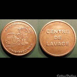 b- Jeton CENTRE DE LAVAGE CBsquare