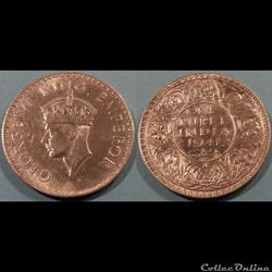 Indes Britannique 1 Rupee 1941