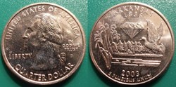 1/4 dollar 2003 D Arkansas