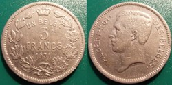 5 Francs 1931 Belgique