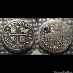 Espagne 1/2 Réal 1726 Séville