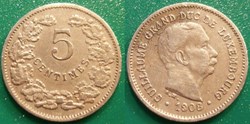 Luxembourg 5 centimes 1908