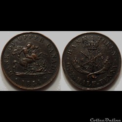 Canada Upper Canada 1/2 Penny 1854