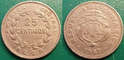 25 Centimos 1967