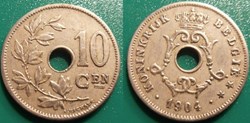 Belgique 10 Centimes 1904 Belgie
