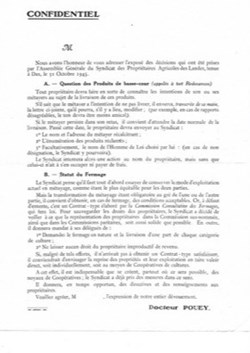 Vieux papiers: Landes - Syndicat des Propriétaires Agricoles des Landes 194.