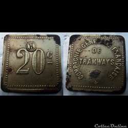 p- MN Le Havre 20 C Compagnie Générale Française de Tramways Elie:75.2