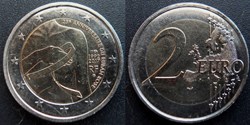 2 Euros 2017 Ruban Rose