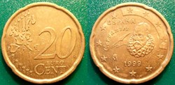 20 Centimes Euros 1999 Fautée!!